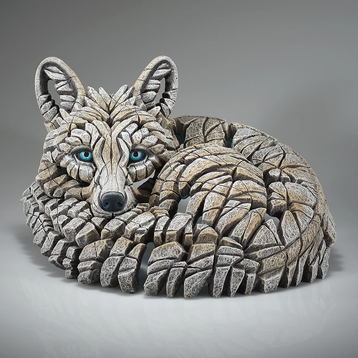 Curled Up Arctic Fox